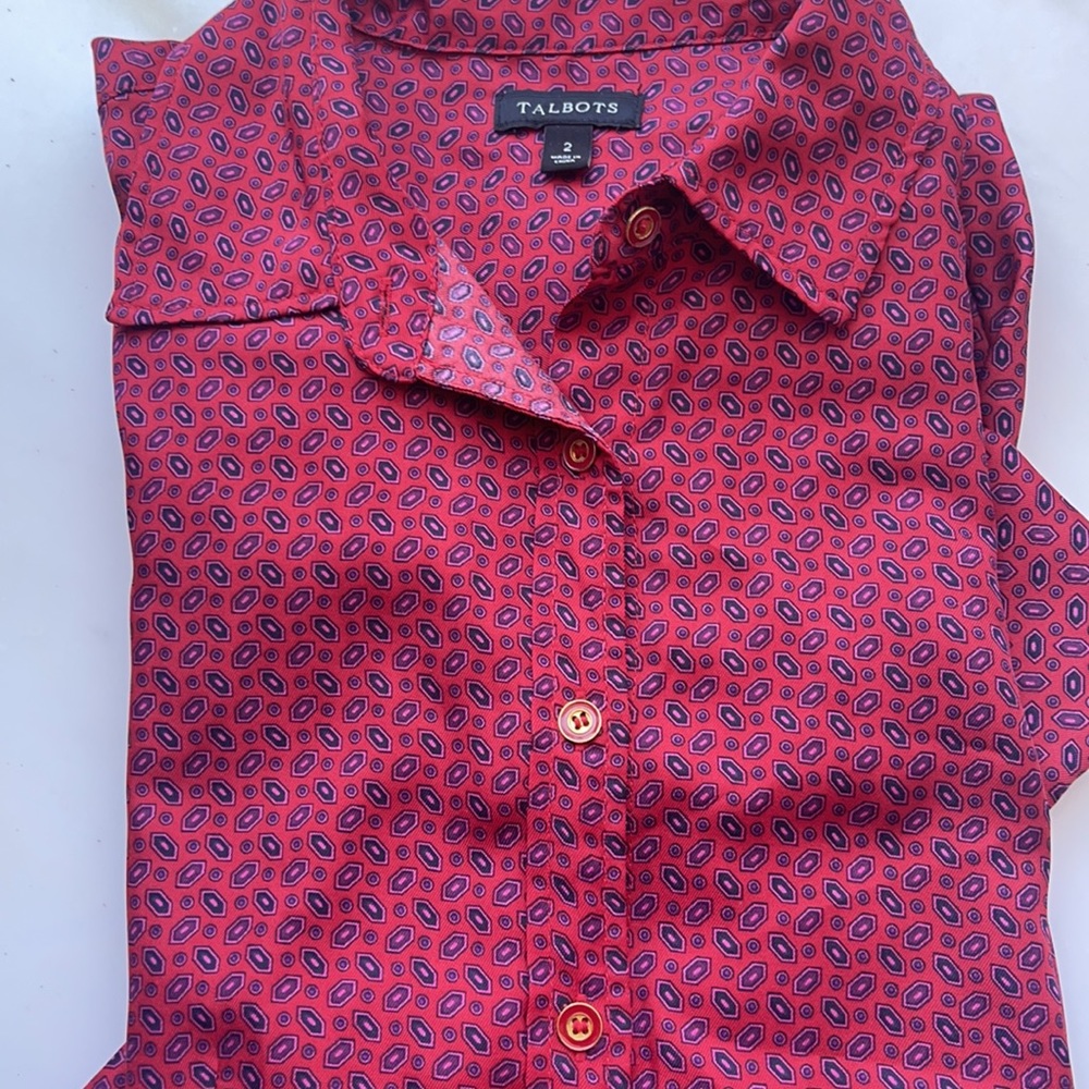 Talbots button up Blouse